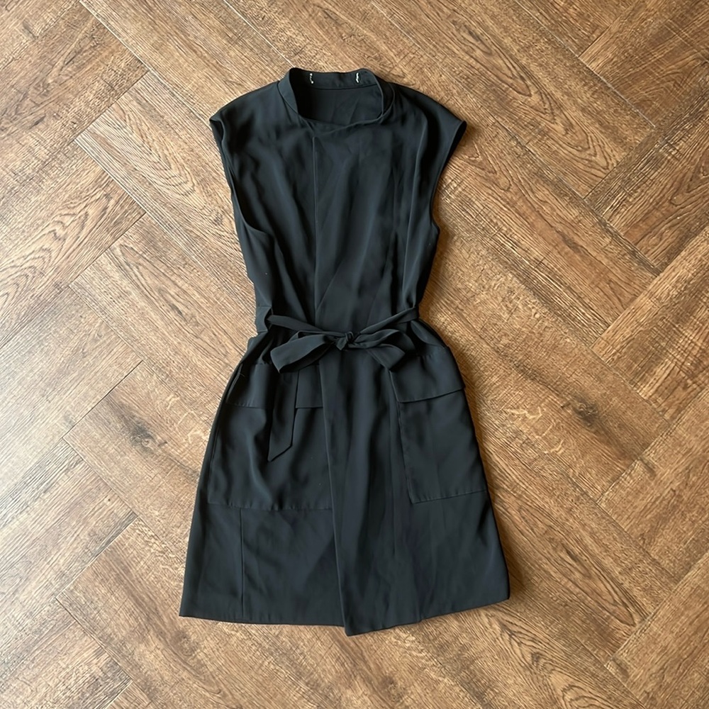 Zara Jacket Dress Black Sz M